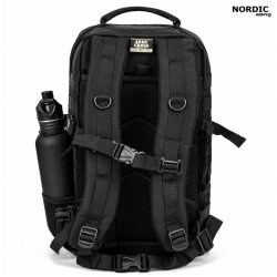 Nordic Army Assault ryggsäck nätficka 28L - Svart