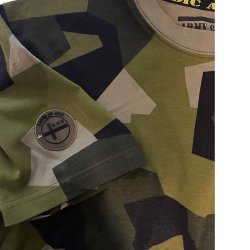 SWE - Aldrig Ge Upp M90 Camo T-Shirts