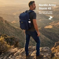 Nordic Army Storm 45 | Fältryggsäck – Marinblå