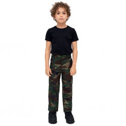 Brandit Lasten Ranger Housut – Woodland Camo