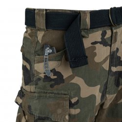 Fostex miesten cargo-shortsit canvas 100% puuvillaa – Woodland camo