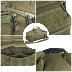 Nordic Army Duffel Ryggsäck - Olive