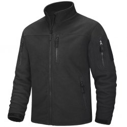 Army Gross Defender Fleece-takki – Musta