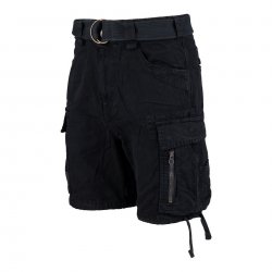 Fostex cargo shorts herre i canvas 100% bomuld – Sort