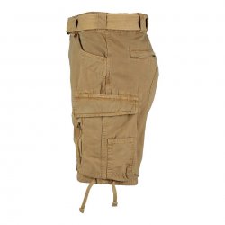 Fostex miesten cargo-shortsit canvas 100% puuvillaa – Sand