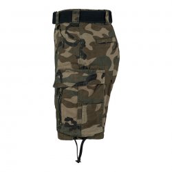 Fostex miesten cargo-shortsit canvas 100% puuvillaa – Woodland camo