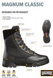 Combat Boots MAGNUM Classic – Black