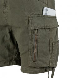 Fostex cargo shorts herre i canvas 100% bomuld