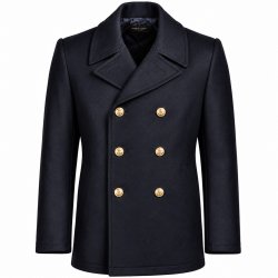 Mil-Tec Pea Coat – Navy Blue
