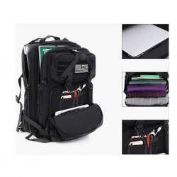 Nordic Army Combat Assault Backpack 45L - Black