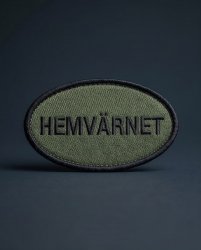 Kotijoukkojen kangasmerkki – Ruotsalainen velcropatch