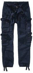 Brandit Pure Slim Fit Trousers - Navy Blue