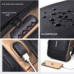 Army Gross Sling-laukku, Crossbody-laukku – Musta-Vihreä