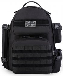 Brittisk Venture Ryggsäck - Svart - 50Liter