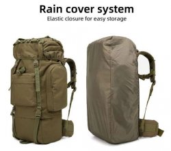 Mochila Nordic Army Defender – 65 litros – Verde oliva