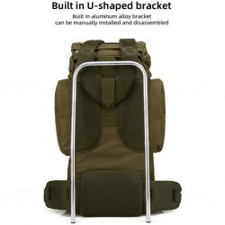 Mochila Nordic Army Defender – 65 litros – Verde oliva