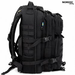 Nordic Army Assault ryggsäck nätficka 28L - Svart