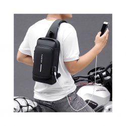 Army Gross Sling-laukku, Crossbody-laukku – Musta