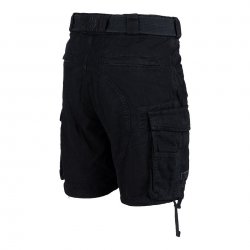 Fostex cargo shorts herre i canvas 100% bomuld – Sort