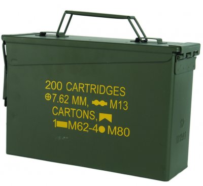 Amerikansk M19A1 Ammolåda 30 Cal.