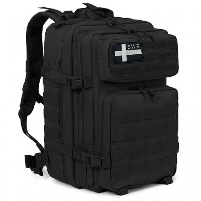 Army-Gross-Assault-ryggsäck-svart-40-liter