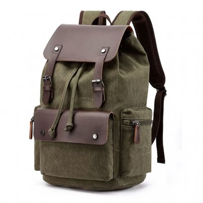 Army Gross Canvas rygsæk – Army Green