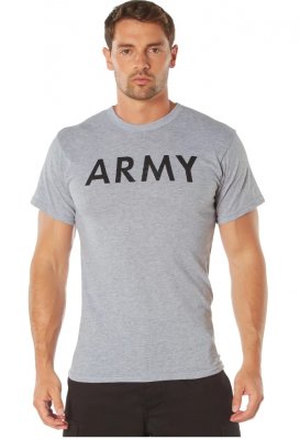 Rothco T-Shirt med tryck ARMY Grå