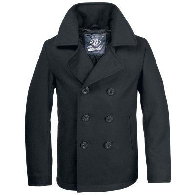 Brandit U.S. Navy Skepparkavaj, Peacoat Svart