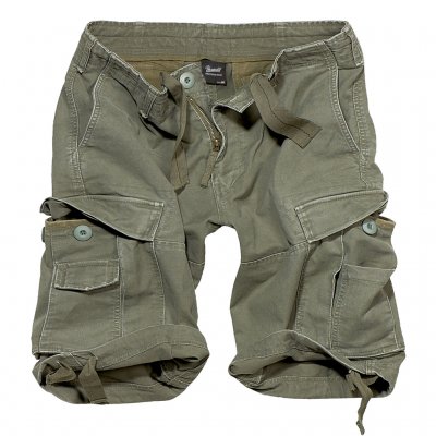 Brandit-Vintage-Cargo Shorts-Olive