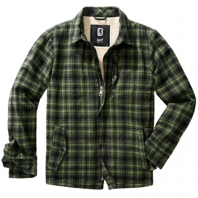 Brandit Classic Lumberjacka - Grön-Svart