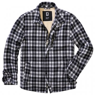 Brandit Classic Lumberjacka - Vitt-Svart