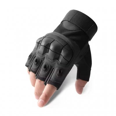 fingerlösa-Tactical-Handskar---Svart