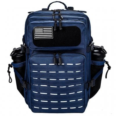 Nordic Army Laser Cut Gym Backpack - Navy Blue- 45Liter