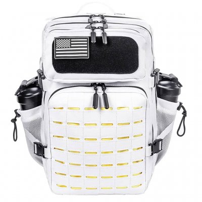 Nordic Army Laser Cut Gym Backpack - White- 45Liter