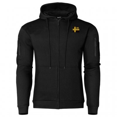 Tactical Combat Spec-Ops Hoodie Black - SWE Patch