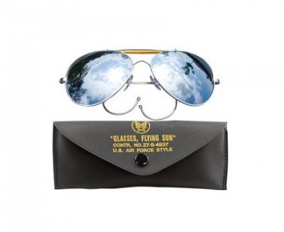 U. S. AIR FORCE PILOT BRILLER spejlglas
