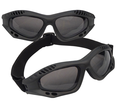 Rothco BLACK TACTICAL Skyddsglasögon