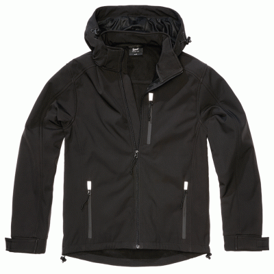 Brandit Softshelljacka Hurricane Reflex - Svart
