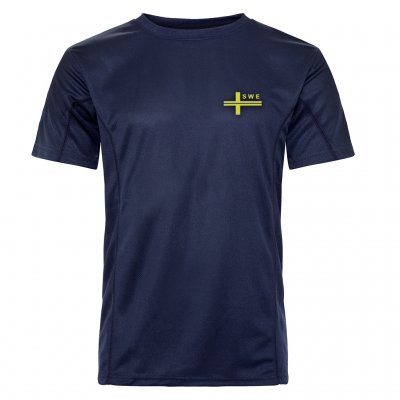 Quickdry Thin Blue Line T-shirt - Navy Blue
