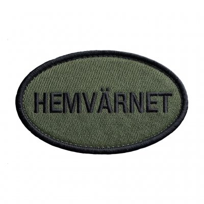 Kotijoukkojen kangasmerkki – Ruotsalainen velcropatch