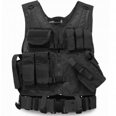 USMC-BLACK-COMBAT-VEST-WITH-BELT